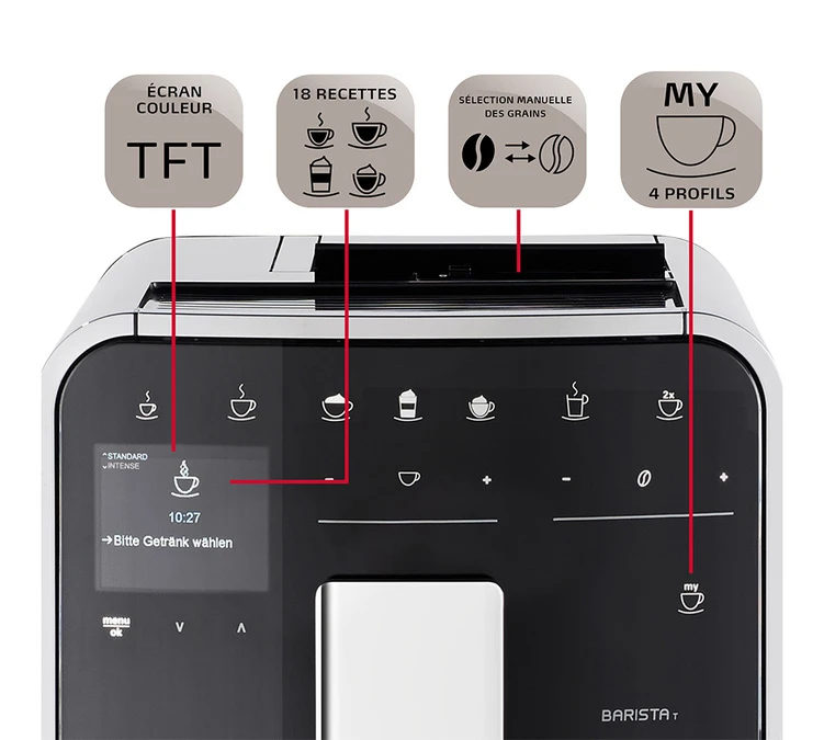 Melitta Barista T Smart Connectée Inox F840-100 Garantie 3 Ans – Image 4