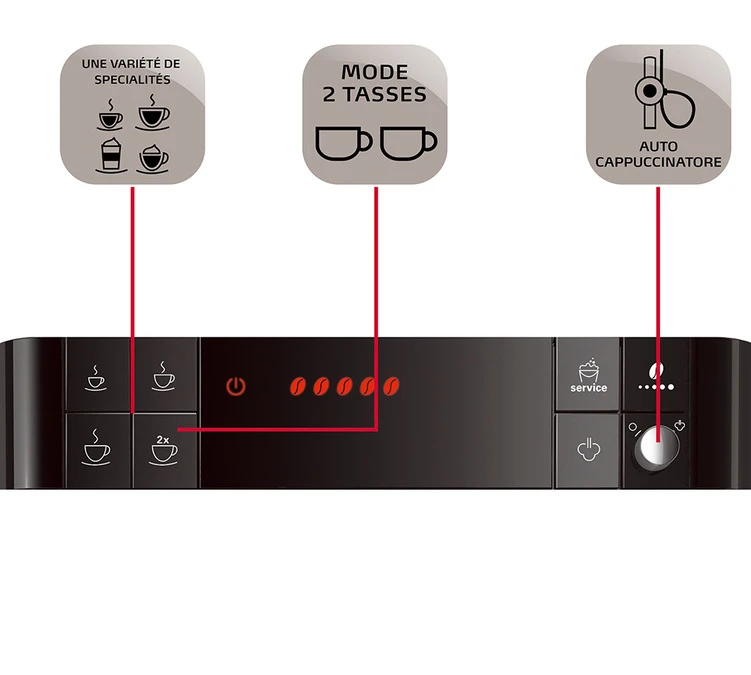 Melitta Caffeo Passione F540-101 Inox – Image 4