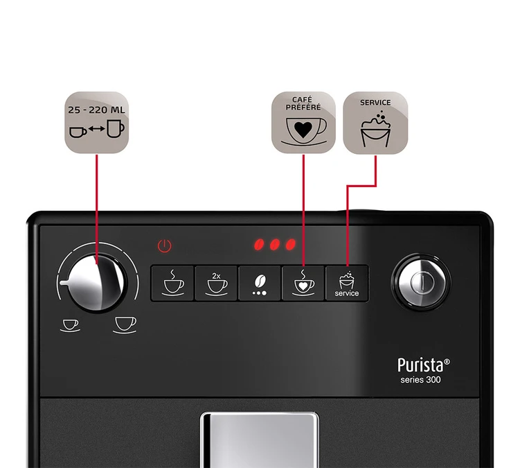 MELITTA Purista® F230-002 Pure Black Exclusive Garantie 3 Ans – Image 4