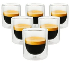 6 Verres Double Paroi Mila 10 Cl - Pylano