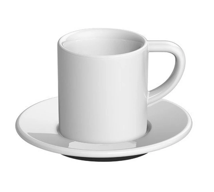 6 Tasses Et Sous-tasses Espresso Bond 8 Cl Blanc - Loveramics – Image 2
