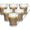6 Verres à Cappuccino Oslo Avec Anse 22 Cl - Bormioli Rocco