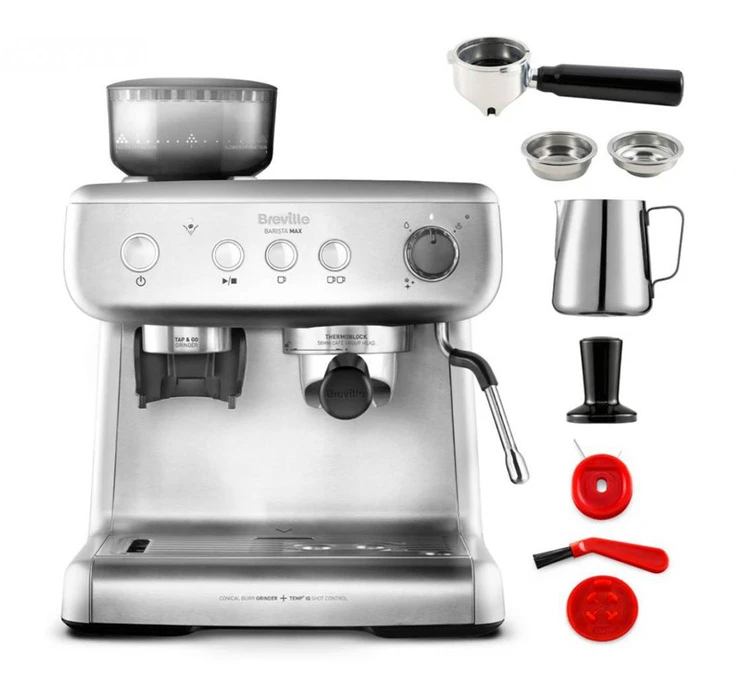 Machine Expresso Avec Broyeur BREVILLE Barista Max VCF126X-01 – Image 4