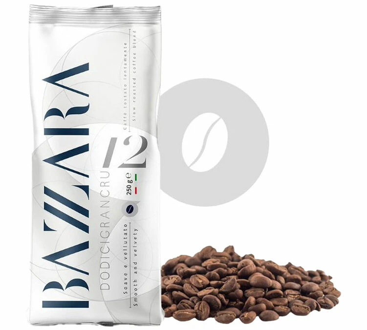 250g Café En Grain Dodicigrancru 100% Arabica - BAZZARA – Image 3