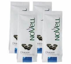 4x250g Café En Grain Dekaff 100% Arabica - Novell