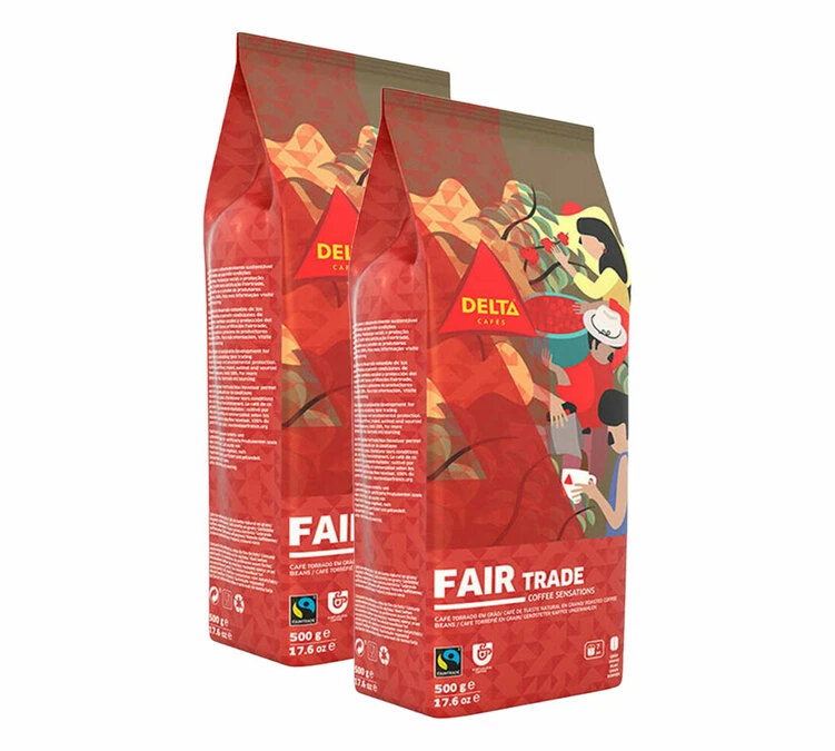 2x500 G Café En Grain Fair Trade - DELTA