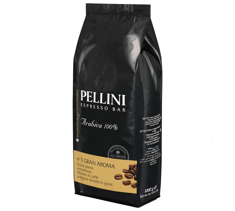 1kg Café En Grain Gran Aroma N°3 - PELLINI – Image 2
