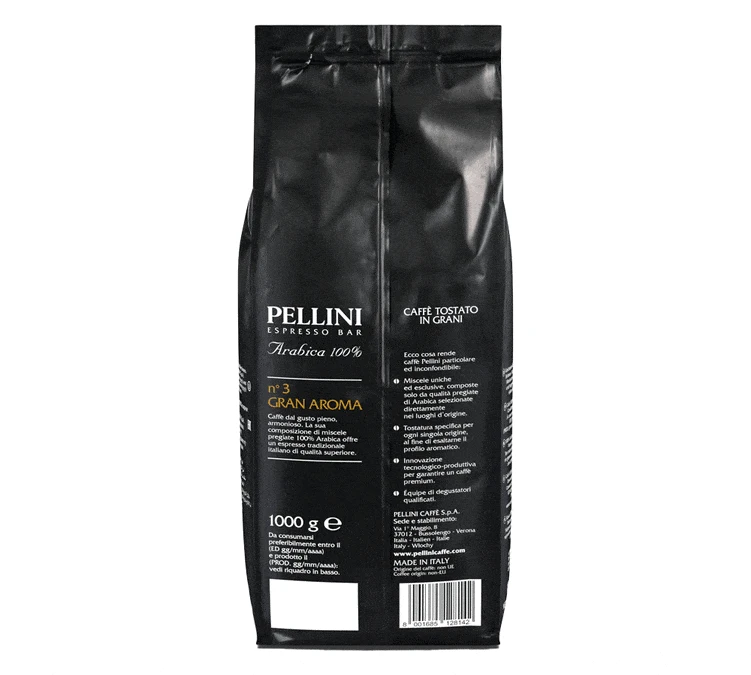1kg Café En Grain Gran Aroma N°3 - PELLINI – Image 6
