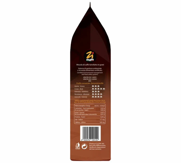 Café En Grains Linea Bruna Zicaffè 1kg – Image 4