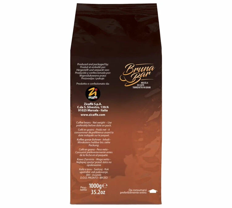 Café En Grains Linea Bruna Zicaffè 1kg – Image 3
