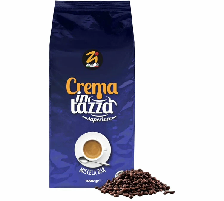1kg Café En Grains Crema In Tazza Superior - ZICAFFE