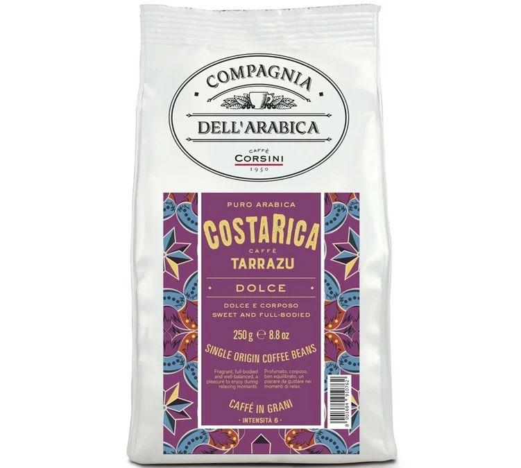 250g Café En Grains Costa Rica Tarrazu - Corsini