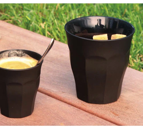 6 GOBELETS 9CL PICARDIE SOFT TOUCH NOIR - DURALEX – Image 2