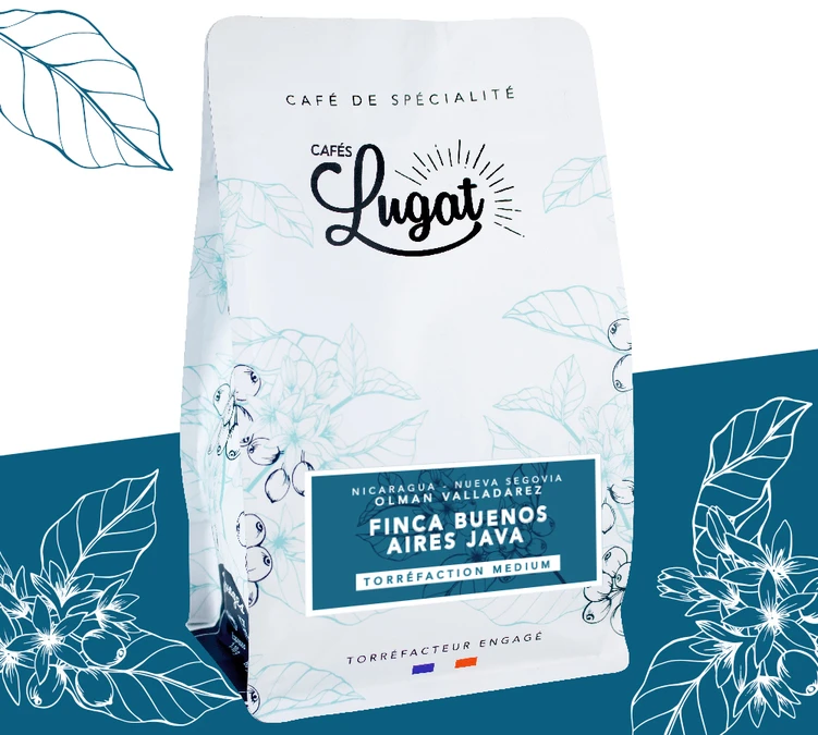 200g Café En Grain Finca Buenos Aires Java Lavé - CAFES LUGAT – Image 2