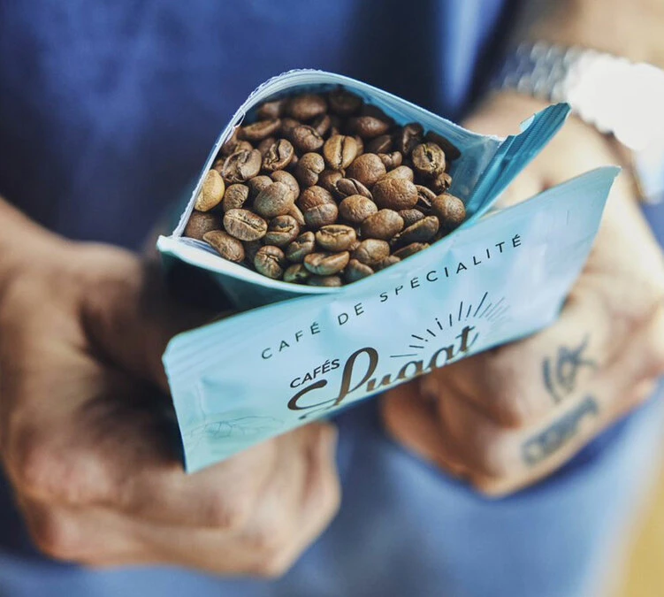 1kg Café En Grains : Le Mélange Sakura - Cafés Lugat – Image 2