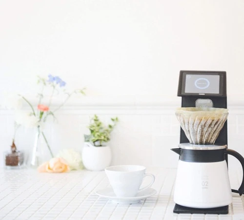 Carafe Isotherme V60 55 Cl Inox Double Paroi - Blanche - HARIO – Image 2