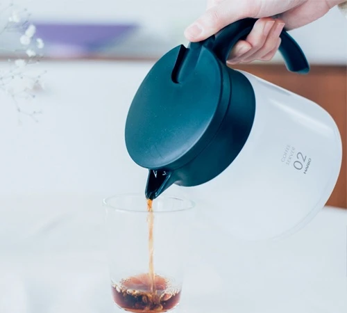 Carafe Isotherme V60 55 Cl Inox Double Paroi - Blanche - HARIO – Image 3