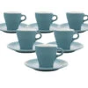 Tasses - ORIGAMI - Tasses Et Sous-tasses Espresso Turquoise 9cl