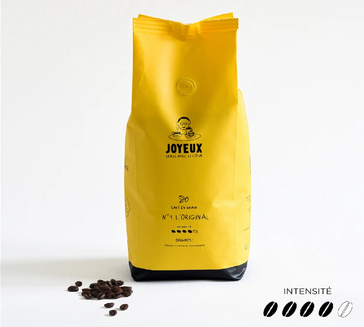 Café En Grains - Café Joyeux N°1 L'Original - 1kg