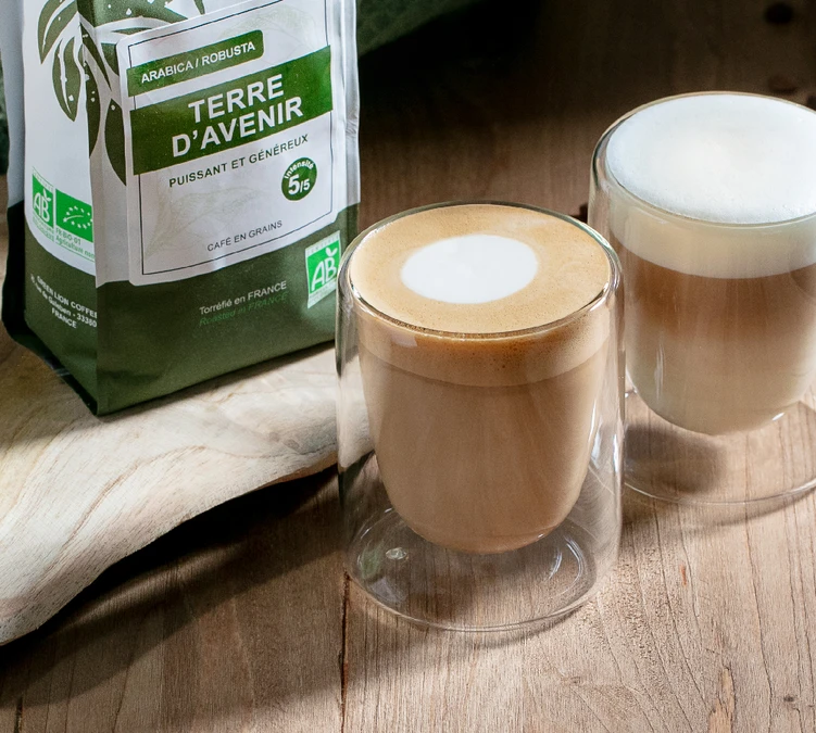 1 Kg Café En Grain Bio Terre D'avenir - Green Lion Coffee – Image 2