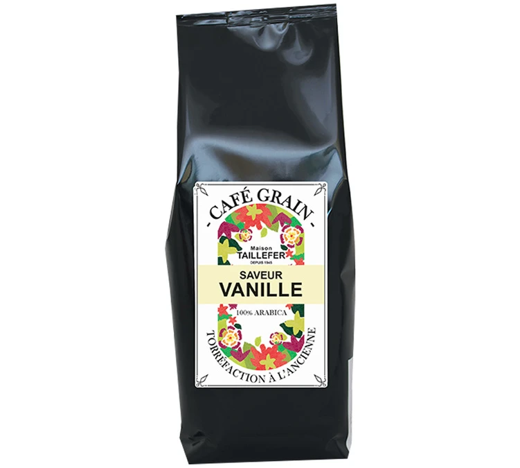Café En Grains Aromatisé Vanille - Maison Taillefer - 1kg