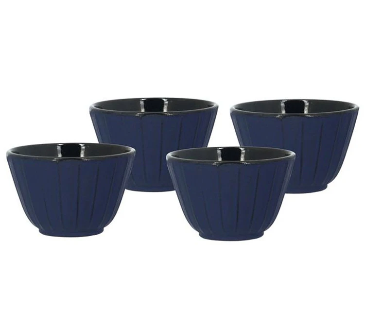 Tasses - THE KITCHENETTE - Fonte Bleue 12cl X4