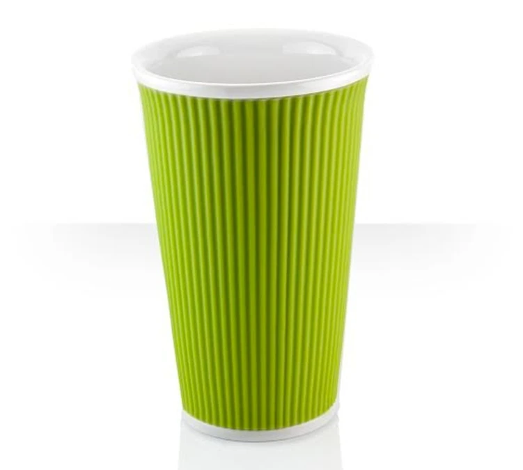 Mug Ondulé 45cl Vert - Les Artistes Paris